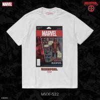 ราคา เสื้อยืดการ์ตูนมาร์เวล ลาย Deadpool ลิขสิทธิ์แท้ Marvel (MVX-522) (41406361664)