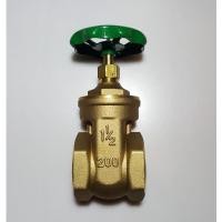 ราคา SANWA ประตูน้ำทองเหลือง ซันวา 1 1/2 นิ้ว Brass gate valve จำนวน 1 ตัว (10883067748)