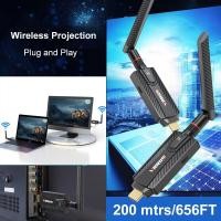 ราคา HD 200m Wireless HDMI Video Transmitter Receiver Extender แบ่งปันกล้อง DVD แล็ปท็อป PC To TV Projector (57512079668)