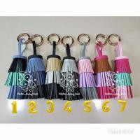 ราคา ปอมห้อยกระเป๋า ปอมไอติมห้อยกระเป๋า ที่ห้อยกระเป๋า รุ่น พู่หนัง 3 ชั้น บล็อกเกอร์ต่างประเทศนิยมใช้จ้า (524328264)