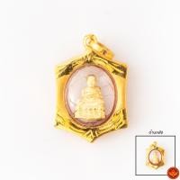 ราคา LSW จี้หลวงปู่ทวดกรอบ6เหลี่ยม กรอบทองคำแท้ 90% PX-48 (2902197599)