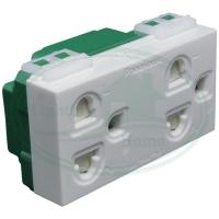 ราคา เต้ารับ กราวด์คู่ เสียบกลมแบน มีม่านนิรภัย WEG15829 Panasonic (2330246427)