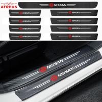 ราคา Nissan สติกเกอร์​กันรอยชายบันไดติดรถ กันรอยบันไดรถ กันรอยขีดข่วน​ สำหรับ Nissan Kicks 2022 Note Almera Terra Navara nismo xtrail t32 t33 March Teana Leaf Juke Sylphy Car Threshold stickers to prevent 