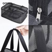 ราคา QOEFSY Mesh Shower Bag Bathroom Shower Organizer Bathroom Carry Tote Tote Bag Beach Storage Bag (47062207435)