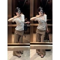 ราคา เสื้อยืดคอวีบิดสไตล์เกาหลี (52612052181)