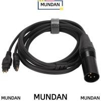ราคา MUNDAN หูฟังสายเปลี่ยน, 1.5m / 4.9ft Plug and Play 4 Pin XLR สายชาย,หูฟังอัพเกรดสําหรับ Sennheiser HD650 HD600 HD580 HD660S HD58X HD565 HD545 HD535 HD6XX (55810754111)