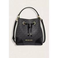 ราคา MK mercerized bucket mini bag sign การชําระเงินแยกสีดํา (43307254405)