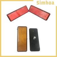 ราคา [SIMHOA] แผงนิรภัยสะท้อนแสงสี่เหลี่ยมแผ่นสะท้อนแสงคู่กระดานเขียนพลาสติกสําหรับรถจักรยานยนต์จักรยานสกู๊ตเตอร์ไฟฟ้า (45058466848)