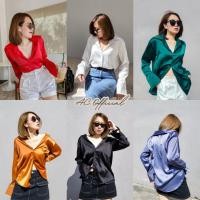 ราคา AC Satin Japan Shirt เสื้อเชิ้ตซาตินสุดพรีเมี่ยม (18220184775)
