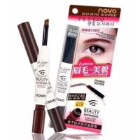 ราคา เขียนคิ้วเจลกันน้ำ novo 5068 NOVO BEAUTY EYEBROW GEL 3g เจลคิ้ว กันน้ำ (2222518695)