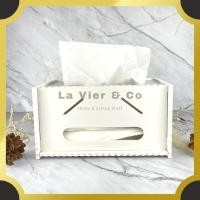 ราคา กล่องทิชชู่ไม้ลายหน้าเศร้าวินเทจ (29765205313)