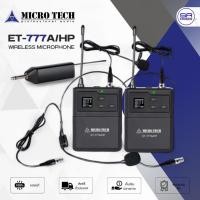 ราคา MICROTECH ET-777A/HP ไมค์ลอย แบบหนีบคู่ UHF เครื่องรับเล็ก ไมค์คาดหู ไมค์โครโฟน ไมค์ลอย ET777A HP (15588483642)