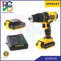 ราคา STANLEY สว่านกระแทกไร้สาย 13mm. 18V รุ่น SCH20C2K ประกัน 2 ปี (2136759867)