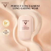 ราคา VIVIMELT LONG-LASTING CONCEALER SUNSCREEN FOUNDATION SPF50+++ ลอง-ลาสติ้งท์ คอนซีลเลอร์ ซันสกรีน ฟาวน์เดชั่น บางเบาและระ (40931790062)