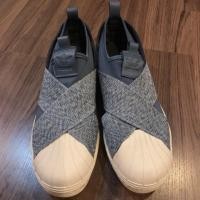 ราคา Used Once : Adidas Superstar Slip On Blue Jeans (2403623243)