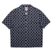 ราคา เสื้อเชิ้ตแขนสั้นลายครามย้อมสไตล์ญี่ปุ่นย้อนยุคผ้าฝ้ายลินินคอคิวบาฮาวายเสื้อเชิ้ตแขนสั้นพิมพ์ลาย (49562446951)