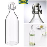 ราคา พร้อมส่งขวดแก้ว มีจุกล็อก ขวดแก้วใสขนาด 0.5 และ 1 ลิตร สินค้า IKEA แท้100% (6750890420)