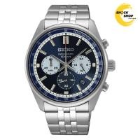 ราคา SEIKO Quartz Chronograph Racing sports นาฬิกาข้อมือผู้ชาย (ไซโก) รุ่น SSB427P ขนาด 41.5 mm สีน้ำเงิน (46307808829)