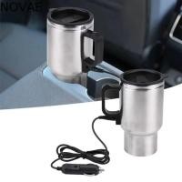 ราคา NOVAE ถ้วยทําความร้อนในรถยนต์, สแตนเลส 12V กาต้มน้ําไฟฟ้าในรถยนต์, เกรดอาหารความร้อนอย่างรวดเร็วความจุขนาดใหญ่แบบพกพาเดินทางอุ่นแก้วเก็บความร้อนแคมป์ปิ้ง (45912364653)