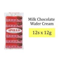 ราคา Apollo เวเฟอร์ เคลือบ ช็อกโกแลต ช็อคโกแลต แพคเดียว 12 ชิ้น (20792789212)
