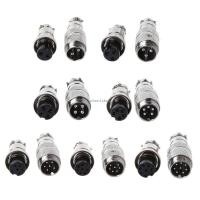 ราคา CH* Gx16 Butting Aviation Male Connector Female Plug 2 3 4 5 6 7 8 Pin (40630708843)