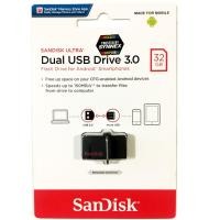ราคา SanDisk Ultra Dual 32GB ส่งKERRYแท้ประกันศูนย์Synnex (SDDD2_032G_GAM46) USB 3.0 Flash Drive for OTG Android (834671914)