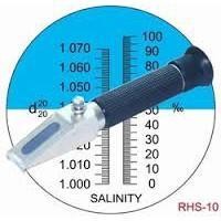 ราคา เครื่องรีแฟร็คโตมิเตอร์วัดความเค็ม น้ำทะเล RHS-10 ATC วัดปริมาณความเค็ม brix 0-100% Salinity refractometer 1.000-1.070SG (3700129054)