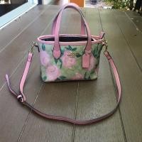 ราคา กระเป๋า coach สะพายข้างลายดอกไม้ 10 นิ้ว (5152078859)