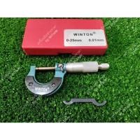 ราคา WINTON ไมโครมิเตอร์ ไมโครมิเตอร์วัดนอก ยี่ห้อ ขนาด 0-25 mm. (7791166203)