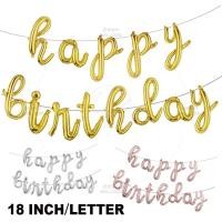 ราคา ลูกโป่งฟอยล์ ลายตัวอักษร Happy Birthday ขนาด 18 นิ้ว สีทอง สําหรับตกแต่งปาร์ตี้วันเกิดเด็ก (15745674014)
