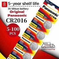 ราคา Panasonic แบตเตอรี่ลิเธียม 5-100 ชิ้น 3v CR2016 DL2016 BR2016 สำหรับรีโมทรถยนต์ นาฬิกา เมนบอร์ด เครื (48051233163)