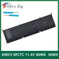ราคา 69KF2 8FCTC แบตเตอรี่สําหรับ Dell Alienware M15 M17 R3 XPS 15 9500 G7 7500 Precision G15 5510 5511 5515 5520 5525 5530 5535 (49262402258)