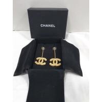 ราคา chanel earring 13c gold chain XL CC logo (pre owned) (8190008297)