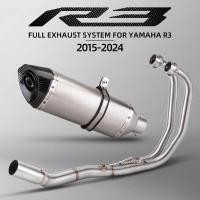 ราคา Slip On Exhaust For Yamaha R25 R3 MT03 2015 2022 2023 2024 Years Motorcycle 470 Exhaust Full System (44901827902)