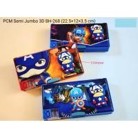 ราคา กล่องดินสอ Captain america 3D กึ่งจัมโบ้ BH-268 (42305773907)