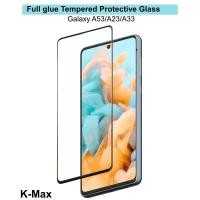 ราคา K-Max Galaxy A53/A33/A23 5G [Screen Protector x1] Fingerprint Reader, Full glue 9H Tempered Glass Protector (14969807760)
