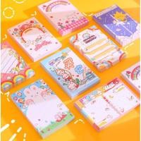 ราคา 50 ชิ้น/ล็อต CARTOON CAT SERIES MEMO PAD NOTES CUTE STATIONARY MINI NOTE LOOSE SHEETS (25686395541)