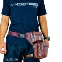 ราคา POLO AMSTAR กระเป๋าสะพายข้างผู้ชาย กระเป๋าต้นขาผู้ชาย หนัง PU Lether (43821266786)
