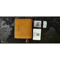 ราคา แท้ % New Coach กระเป๋าสตางค์ ใบสั้น SNAP WALLET (COACH C2862) เหลือง (18860463347)