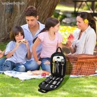 ราคา Travel Cooking Utensils Organizer Portable Camping Cooking Utensils Storage Bag (22244306163)