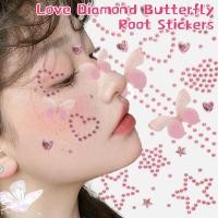 ราคา รอยสักชั่วคราว - Mermaid Face Jewels - Festival Party Makeup - Y2K, Sweet, Shiny - 3D Butterfly Stickers - Face Gems - For Face, Hair, Eye, Body (26171429420)