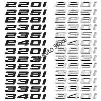 ราคา Hys Retrofit 220i 225i 228i 230i 235i 240i 320I 323i 325i 328i 330i 335i 340i สติกเกอร์หางโลหะสําหรับรถยนต์ BMW Alphanumeric Trunk โลโก้ Badge Decal อุปกรณ์เสริม (15561590665)