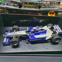 ราคา [คลังสินค้าพร้อม 1 ชุด] โมเดลรถ Mini Cut ผลิต F1 Williams F1 โมเดลรถสูตร 1/18 F1 รถแข่ง Williams Fleet FW23 รถแข่ง Montoya Seat Driver เบอร์ 6 คัน Williams BMW F1 Team FW23 Rider JP (47612447233)
