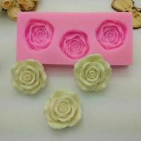 ราคา M90แม่พิมพ์ซิลิโคน mold กุหลาบ ซิลิโคนทนความร้อน นึ่งได้ อบได้ (1082746170)