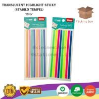 ราคา STABILO ไฮไลท์เนื้อเหนียวใส | ปากกาเน้นข้อความ | ปากกาเน้นข้อความ BIG บรรจุ 160 แผ่น (1 PACK/Strip) (58150213199)