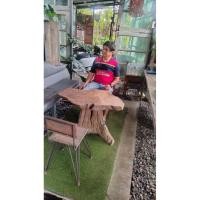 ราคา โต๊ะกลางรากไม้สักแท้DIYงานไม้แฮนด์เมดแต่งคาเฟ่แต่งบ้าน (44126139849)
