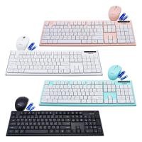 ราคา OKER ชุดคีบอร์ดเมาส์ไร้สาย Wireless keyboard mouse set รุ่น ik7500 (18903784270)