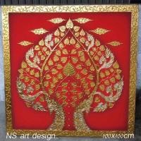ราคา ภาพมงคลแขวนผนัง ภาพวาดสีน้ำมันปิดทอง แต่งห้องพระ หัวเตียง ร้านค้า สำนักงาน (2128611755)