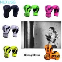 ราคา NEXUSG นวมชกมวย 1 จ่าย, 8 ออนซ์ 10 ออนซ์ถุงมือฝึกซ้อมหนัง PU, อุปกรณ์ชกมวยทนต่อการสึกหรอความเหนียวดีทนทานถุงมือชกมวย/ต่อสู้ฟรี (49811637454)