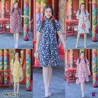 ราคา TW16239 ชุดเซ็ท กี่เพ้าแฟชั่น กางเกง สีกรม ขาว ชมพู เหลือง แดง ชุดตรุษจีน สาวอวบ คนอ้วน เสื้อตรุษจีน วาเลนไทน์ มาใหม่ (15232849763)